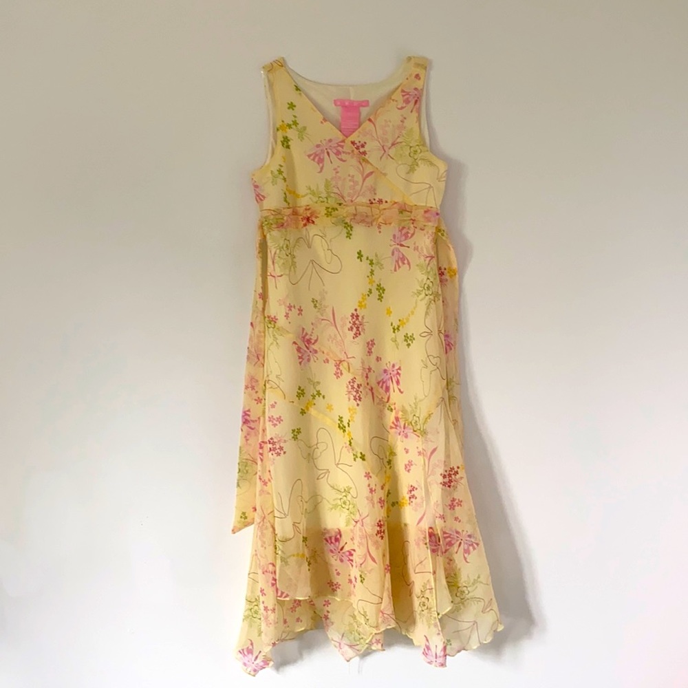 yellow girls sundress